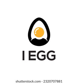 Egg logo design. Creative egg logo design.
