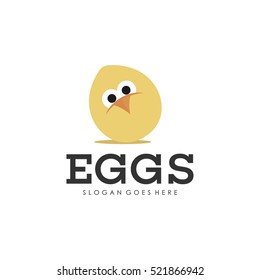 Egg logo design template