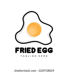 Egg Logo, Egg Farm Design, Chicken Logo, Asian Food Vector
