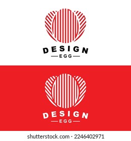 Egg Logo, Egg Farm Design, Chicken Logo, Asian Food Vector