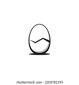 egg logo icon vector food