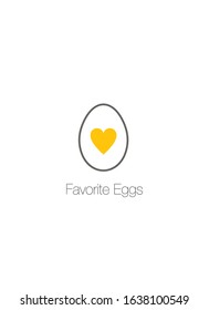 Egg logo on a white background