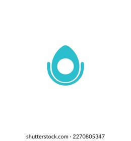 egg logo round egg size icon simple symbol