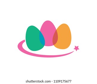Egg Logo Symbol Template Design Vector, Emblem, Design Concept, Creative Symbol, Icon