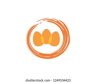 Egg Logo Template Design Vector, Emblem, Concept Design, Creative Symbol, Icon
