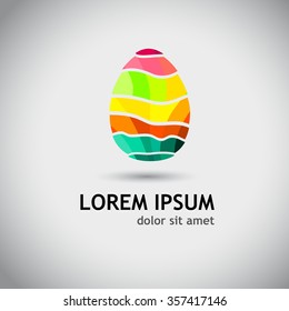egg Logo. Vector