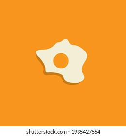 Diseño de la ilustración del icono vectorial del logotipo del huevo 
