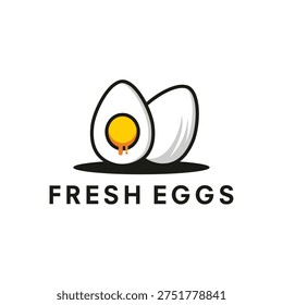 Egg logo vector icon illustration design