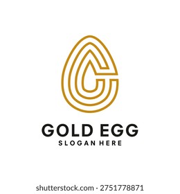 Egg logo vector icon illustration design