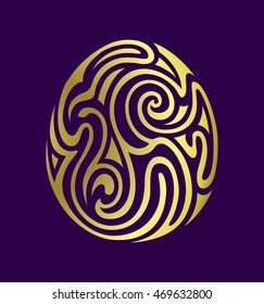 egg logo vector illustration