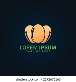 Egg logo vector illustration design