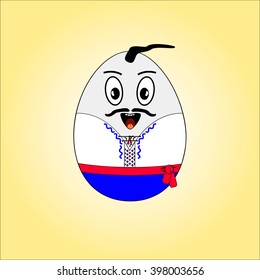 egg man blue