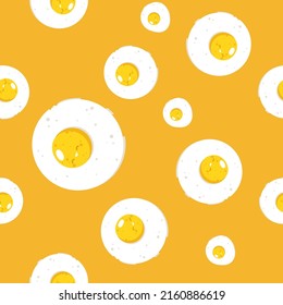Egg Morning Cute Illustration Seamless Pattern Design