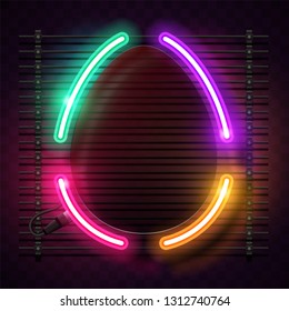 Egg neon banner