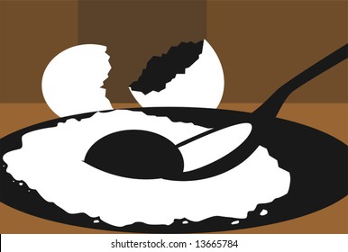 egg omelettes in a plate,	