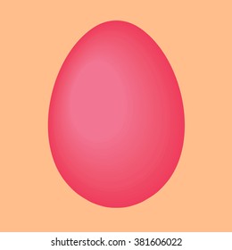 the egg on the Easter holiday