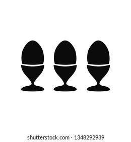 Egg on stand icon