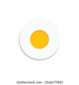  egg on a white background illustration minimal art design flat logo 