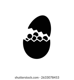 Egg with Open Top and Candy Inside