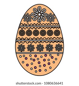 egg paint easter decoration