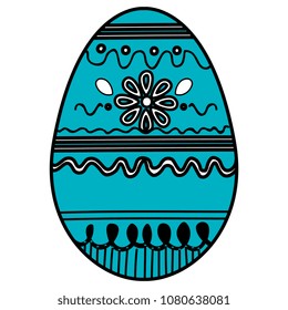 egg paint easter decoration