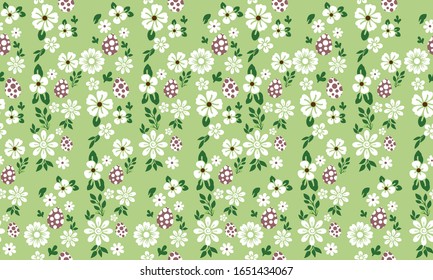 Egg pattern background for Easter, with beautiful pattern leaf and flower.