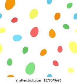 Egg pattern. Seamless vector background
