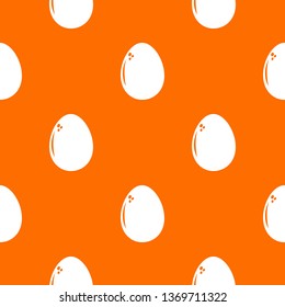 Egg pattern vector orange for any web design best