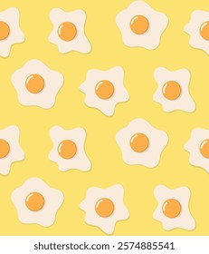 egg pattern yellow background design