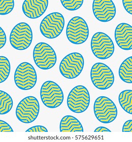 Egg patterned chevron pattern background