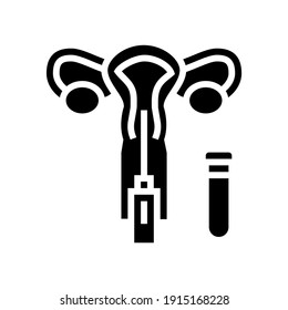 egg pick up glyph icon vector. egg pick up sign. isolated contour symbol black illustration