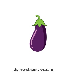 egg plant icon vetor illustration design template