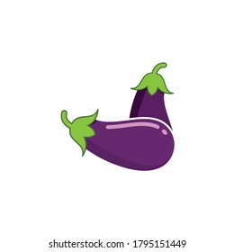 egg plant icon vetor illustration design template