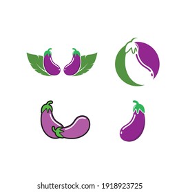 egg plant icon vetor illustration design template