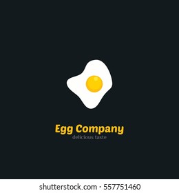 Egg Restaurant Logo Design Vector Flat Stock Vector (Royalty Free ...