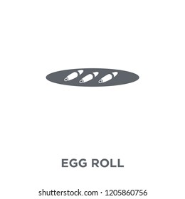 Egg Roll icon. Egg Roll design concept from Chinese Food collection. Simple element vector illustration on white background.