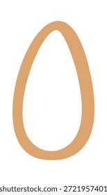 Ei Form Rahmen Boho Element