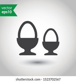 Egg sign design. Egg vector icon. Egg flat symbol. EPS 10 pictogram