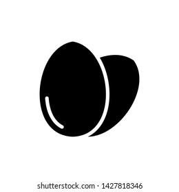 Egg simple icon vector illustration.