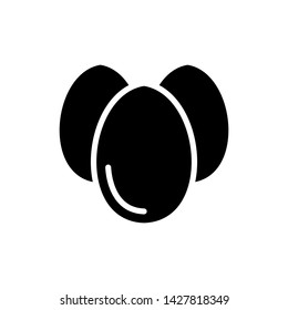 Egg simple icon vector illustration.