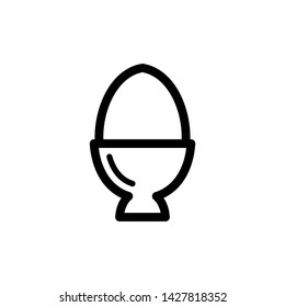Egg simple icon vector illustration.
