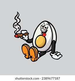 egg smoking joint and hold nug from weed cannabis bud flower marijuana