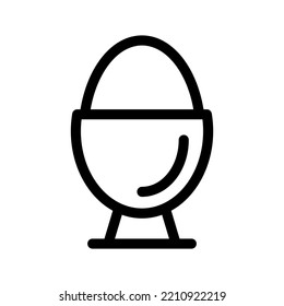 Egg Stand Icon Vector Symbol Design Illustration