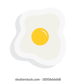 pegatinas de huevo y diseño de iconos de estilo plano, comida comida comida comida restaurante y menú Tema Vector ilustración