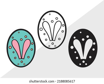 Egg SVG Printable Vector Illustration