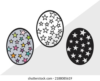 Egg SVG Printable Vector Illustration