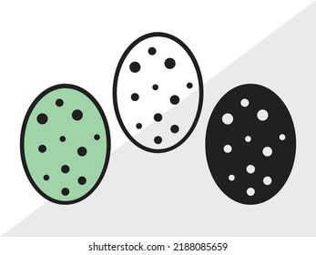 Ilustración de vectores imprimibles Egg SVG