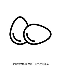 Egg Symbol Icon Vector Illustration