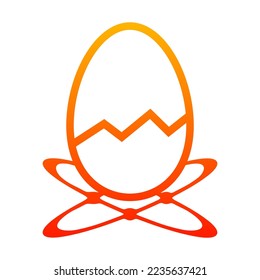 egg technology logo design vector template