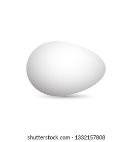 Egg template for easter. Pictogram.